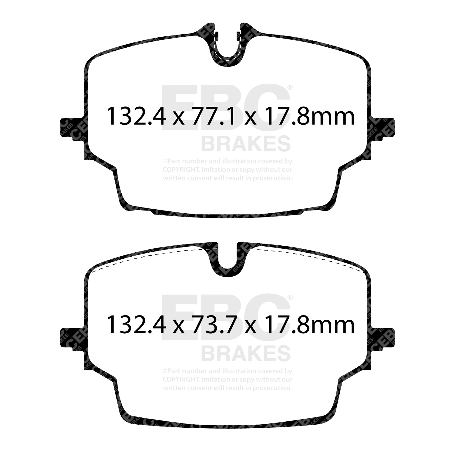 EBC Ultimax MINI Cooper S F66 Front OE Replacement Brake Pads