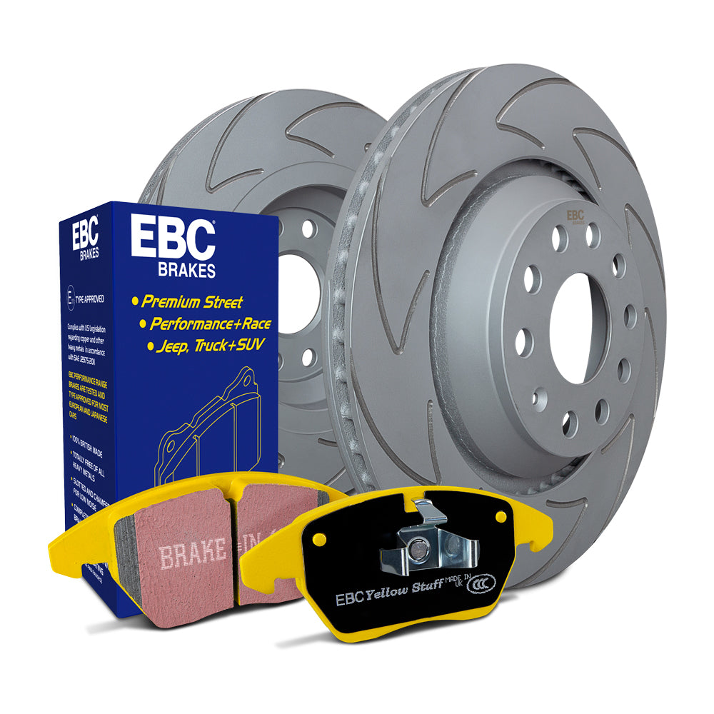 EBC Ford Focus ST Mk2 Front Brake Disc & Pad Combo Deal