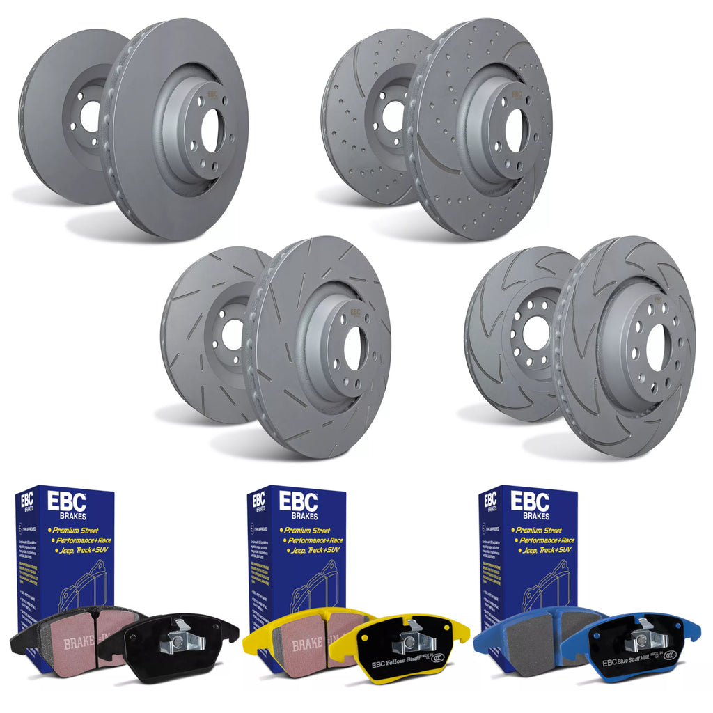 EBC Ford Fiesta ST Mk7 Front Brake Disc & Pad Combo Deal