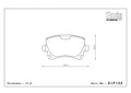 Endless MX72+ SEAT Leon Cupra Mk3 265-310PS Rear Performance Brake Pads