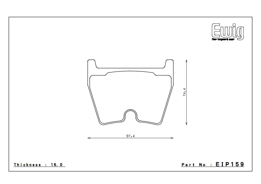 Endless MX72+ Audi TTRS 8S Front Performance Brake Pads EIP159