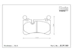 Endless MX72+ Mercedes E63 W212 Rear Performance Brake Pads EIP190