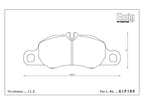 Endless MX72 Porsche Boxster/Cayman S/GTS 981 Front Performance Brake Pads EIP193