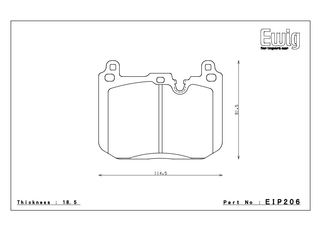 Endless ME20 BMW M3 and M4 F80/F82 Front Performance Brake Pads