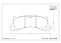Endless MX72+ Porsche 911 S/GTS 991 Front Performance Brake Pads