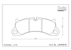 Endless MX72+ Porsche 911 S/GTS 991 Front Performance Brake Pads