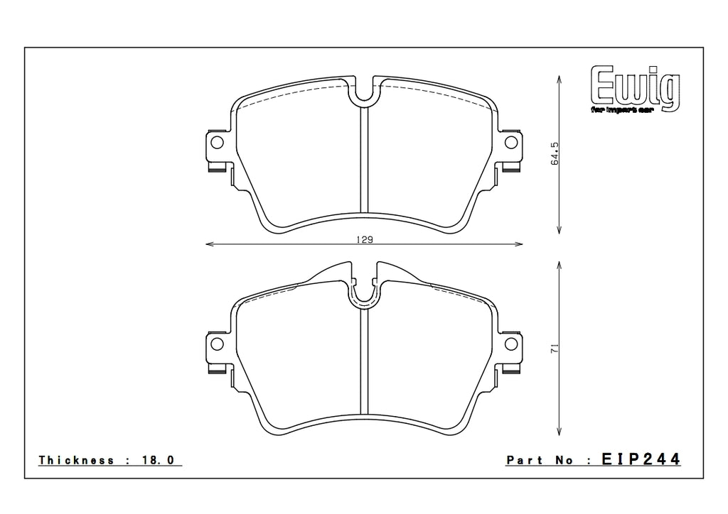 Pastillas de freno delanteras de alto rendimiento EBC Yellowstuff para Honda Civic Type R FK8 DP41210R 