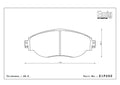 Plaquettes de frein avant haute performance Endless ME20 Audi S3 8Y EIP329