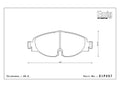 Endless MX72+ VW Golf GTI Mk7 Front Performance Brake Pads