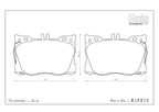 Endless MX72+ Mercedes C43 W205 Front Performance Brake Pads EIP270