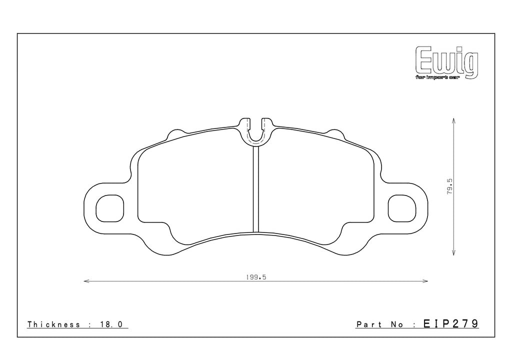 Endless MX72+ Porsche Boxster/Cayman S/GTS 2.5 718 Front Performance Brake Pads EIP279