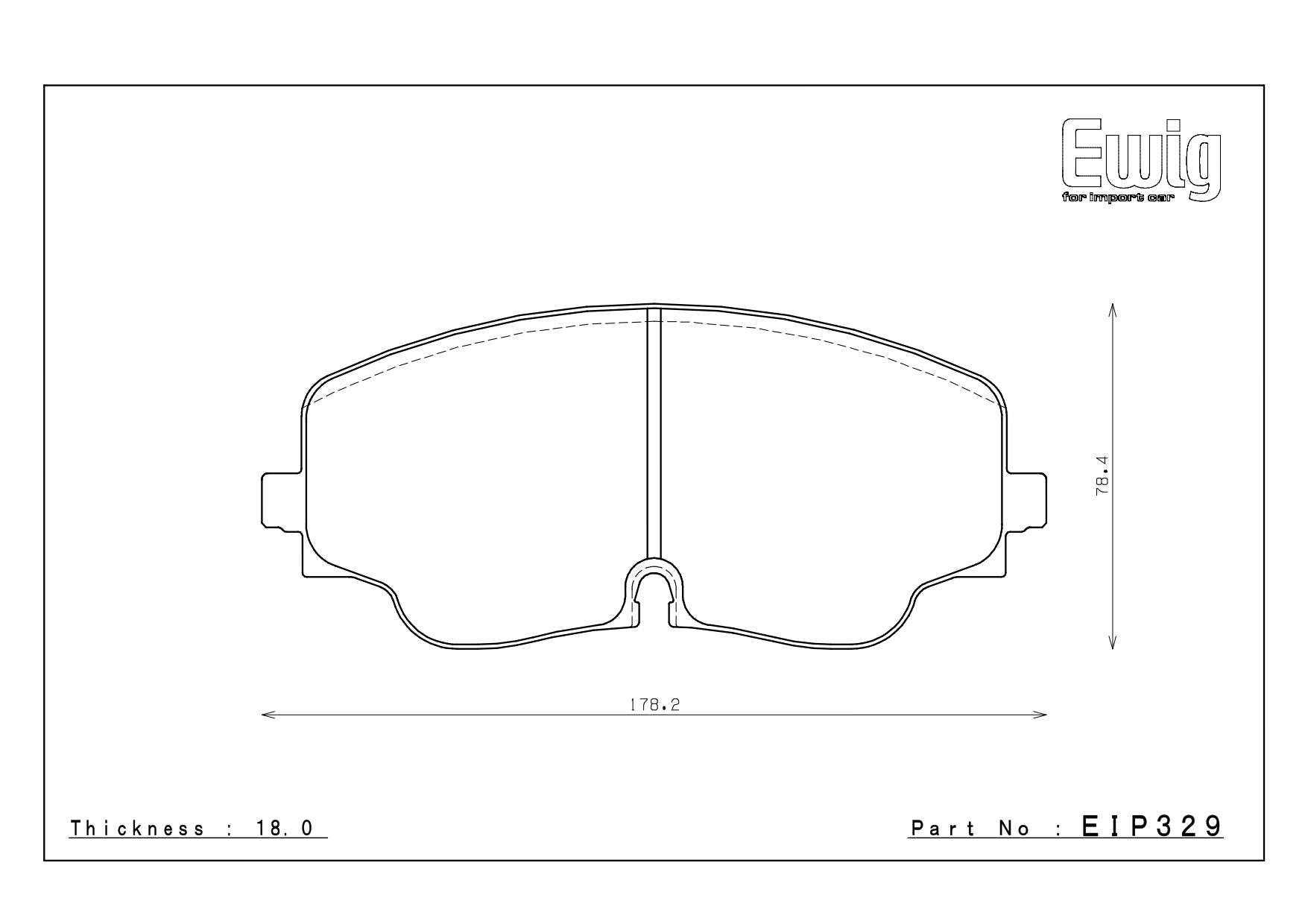 Endless ME20 VW Golf GTI Mk8 Front Performance Brake Pads