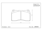 Endless ME20 Honda Civic Type R FL5 Front Performance Brake Pads EP357