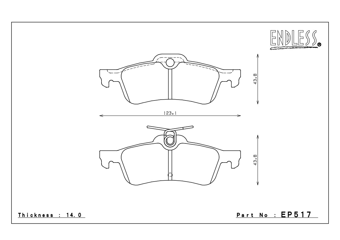 Pastillas de freno delanteras de alto rendimiento EBC Yellowstuff para Honda Civic Type R FK8 DP41210R 