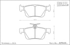 Endless MX72+ Honda Civic Type R FK8 Rear Performance Brake Pads EP524