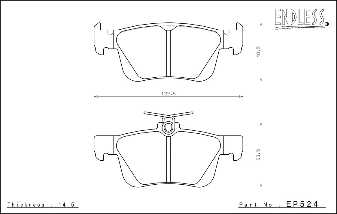 Pastillas de freno delanteras de alto rendimiento EBC Yellowstuff para Honda Civic Type R FK8 DP41210R 