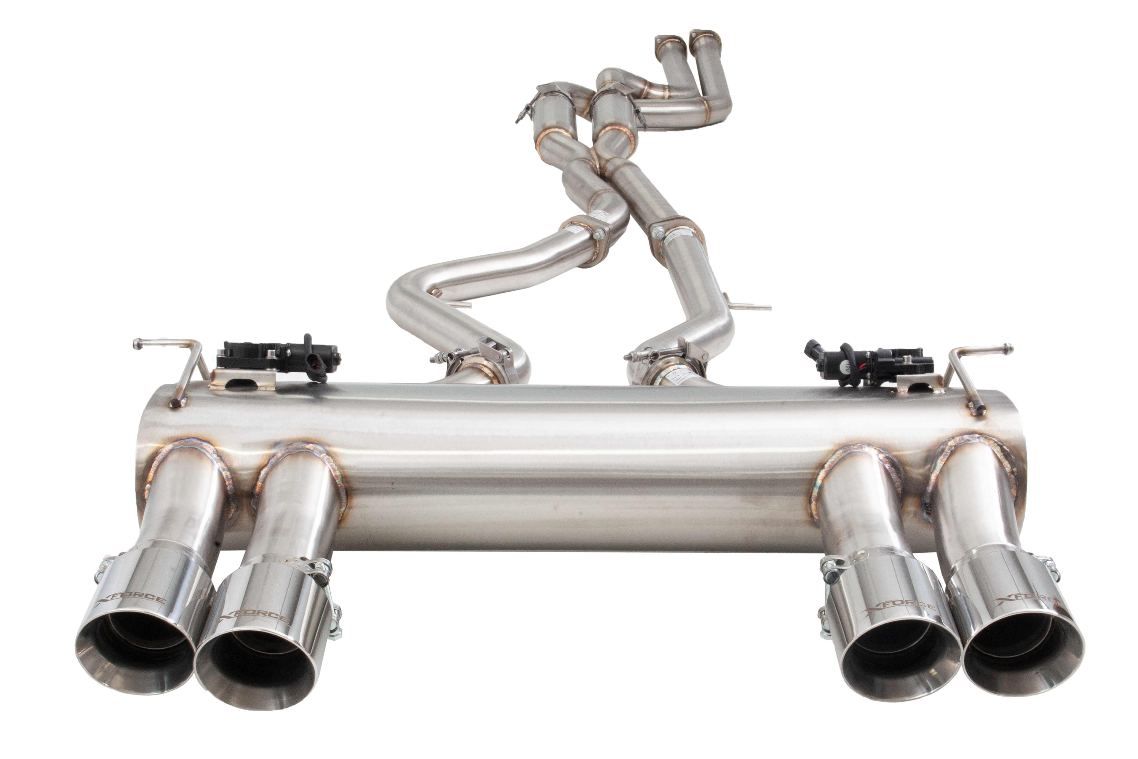 Sistema de escape Cat Back con válvula Varex XForce para BMW M3 F80 M4 F82