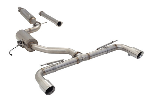 Sistema de escape Cat Back con válvula Varex XForce para VW Golf GTI Mk7/Mk8