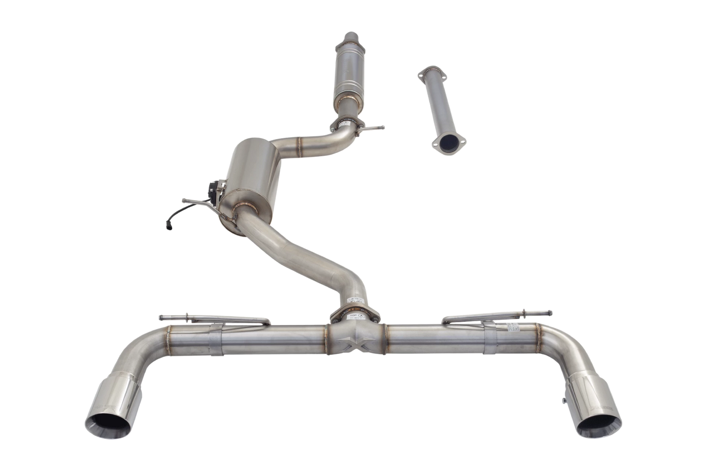 XForce VW Golf GTI Mk7/Mk8 Varex Valved Cat Back Exhaust System