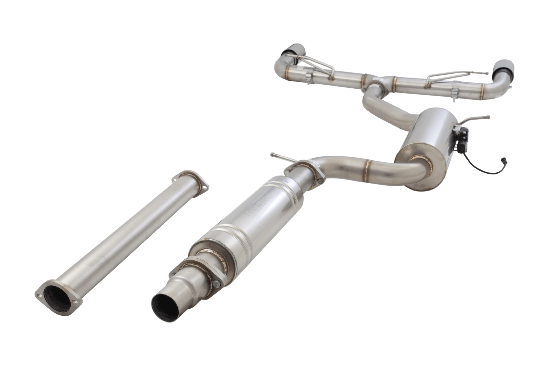 Sistema de escape Cat Back con válvula Varex XForce para VW Golf GTI Mk7/Mk8