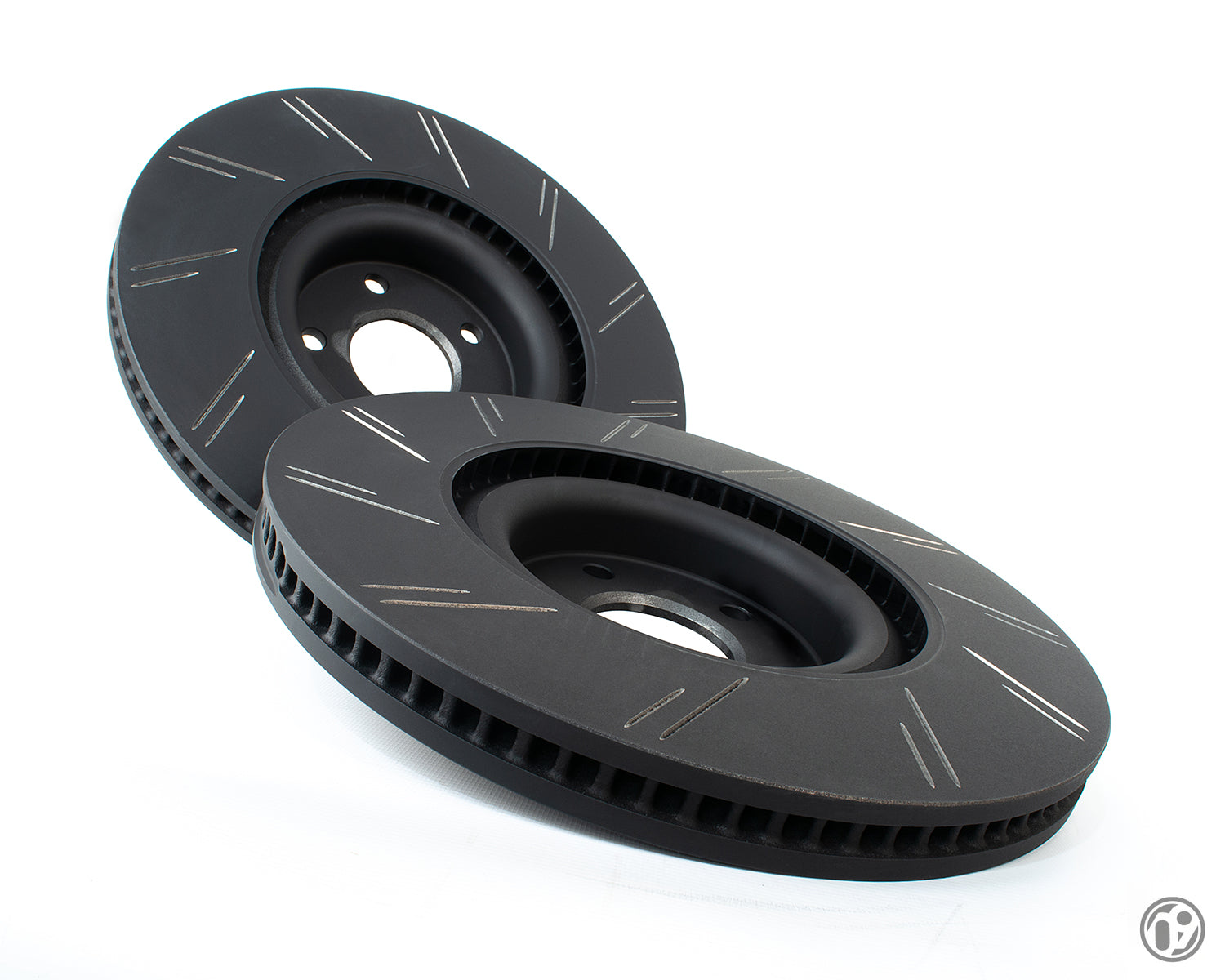 ZERONINE Design Grooved Upgrade Front Brake Discs - Ford Focus ST Mk4