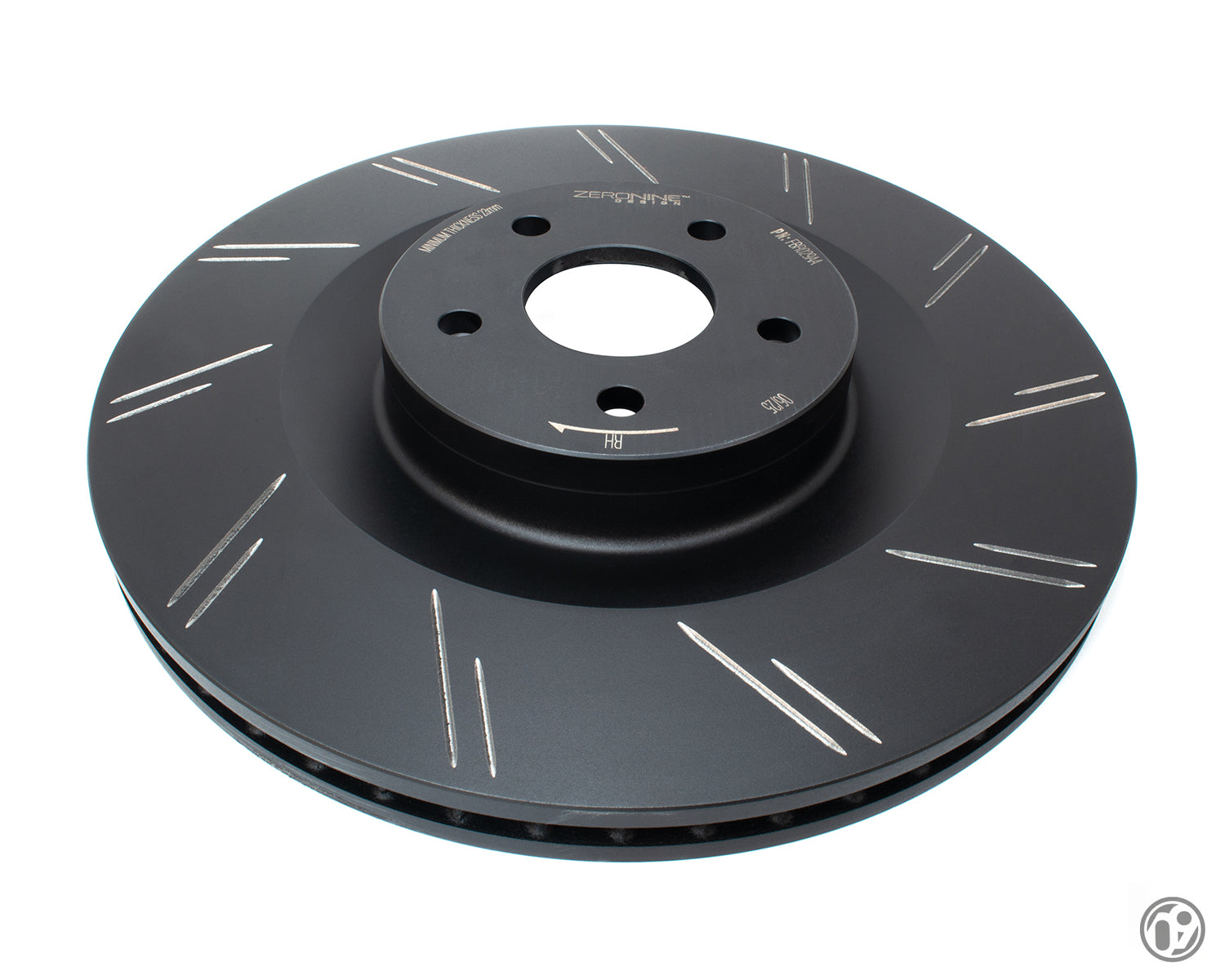 ZERONINE Design Grooved Upgrade Front Brake Discs - Ford Focus RS Mk3