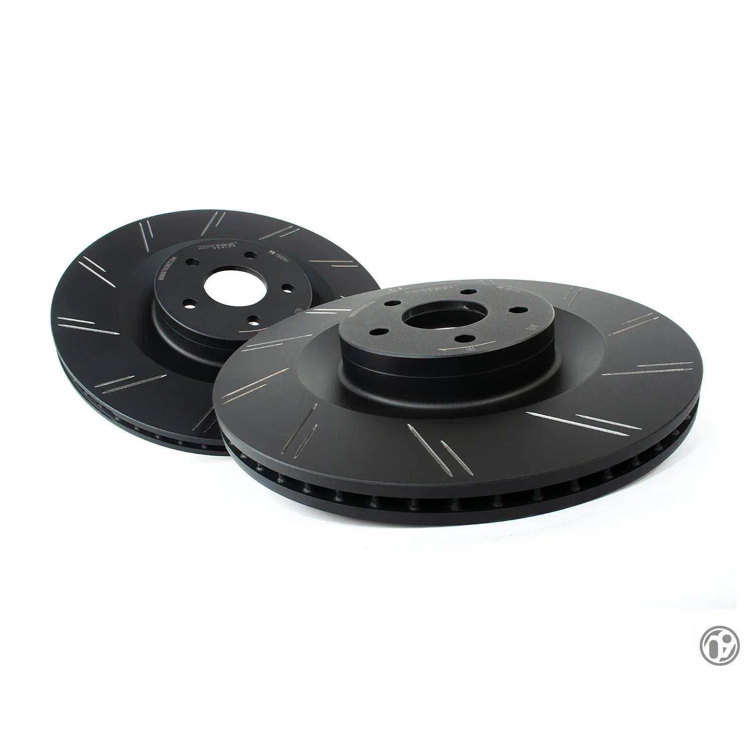 ZERONINE Design Grooved Upgrade Front Brake Discs - Ford Focus RS Mk3