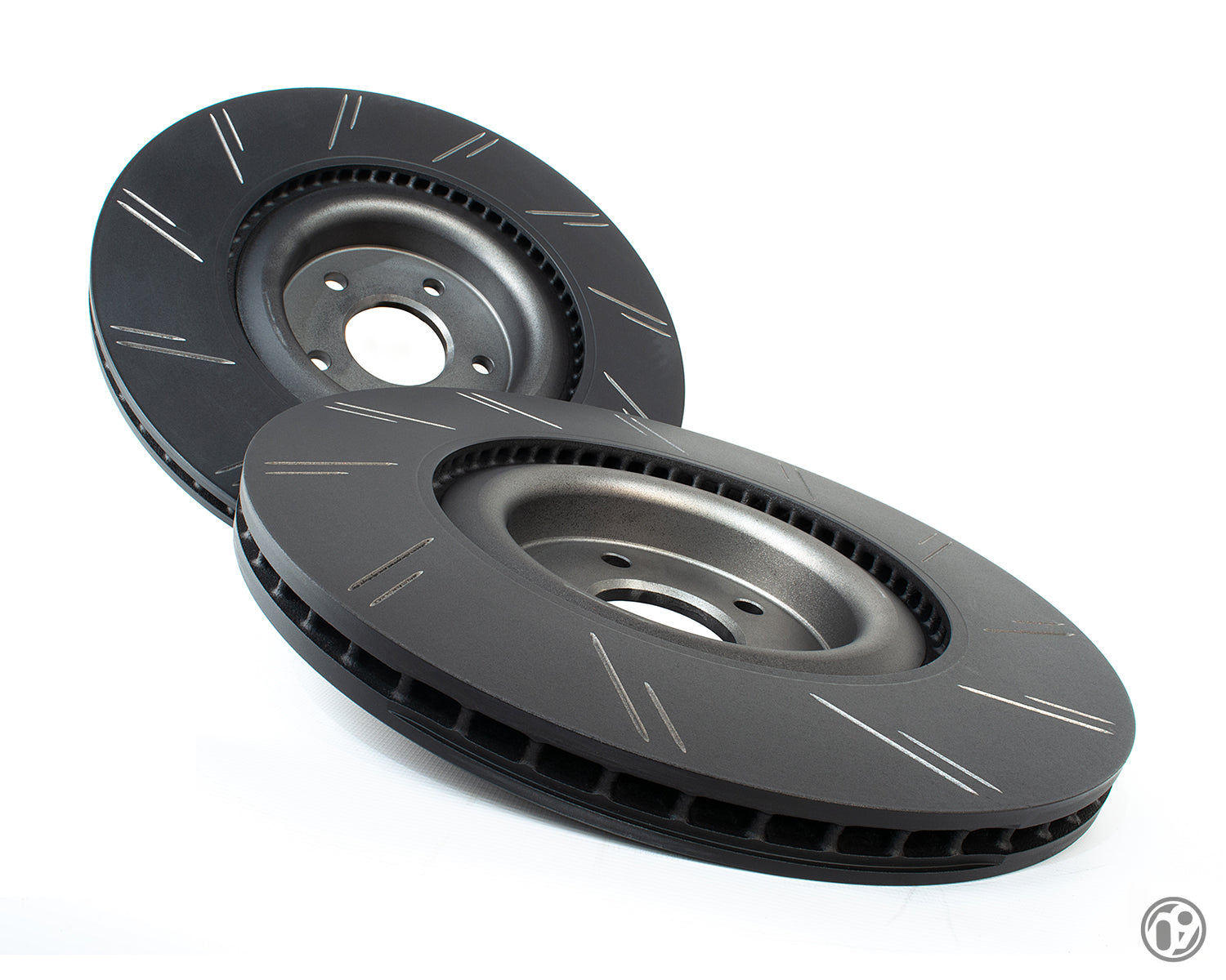 ZERONINE Design Grooved Upgrade Front Brake Discs - Ford Focus RS Mk3