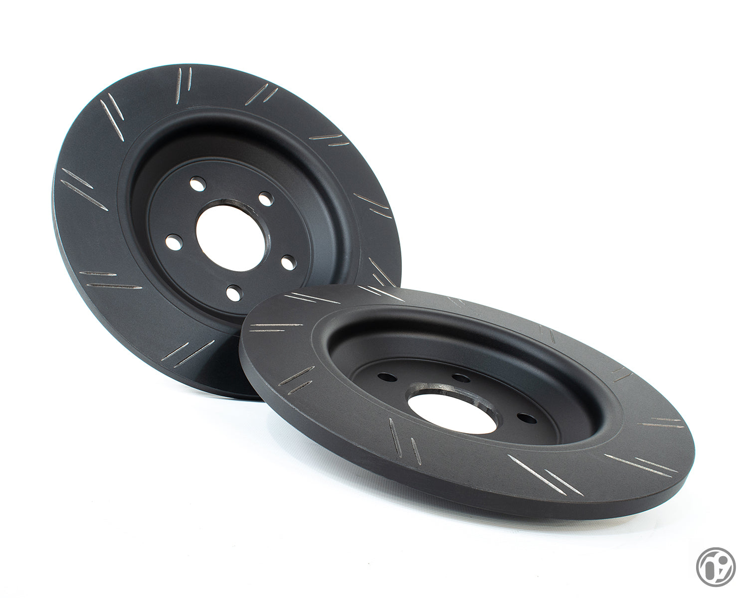 ZERONINE Design Grooved Upgrade Rear Brake Discs - Ford Focus RS Mk3