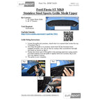 Zunsport Ford Fiesta ST MK8 - Calandre supérieure