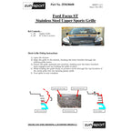 Zunsport Ford Focus ST MK2 Facelift - Upper Grille