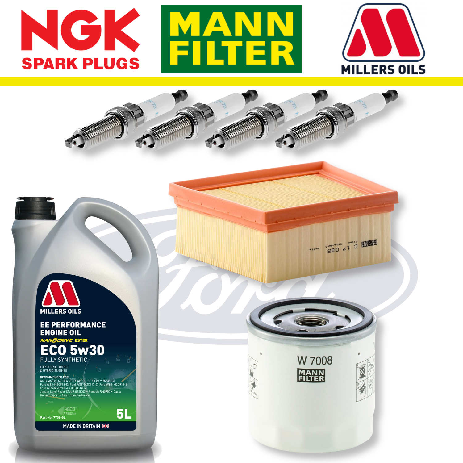 Ford Fiesta ST Mk7 ST180 1.6 EcoBoost Home Service Pack - Millers Oil Premium