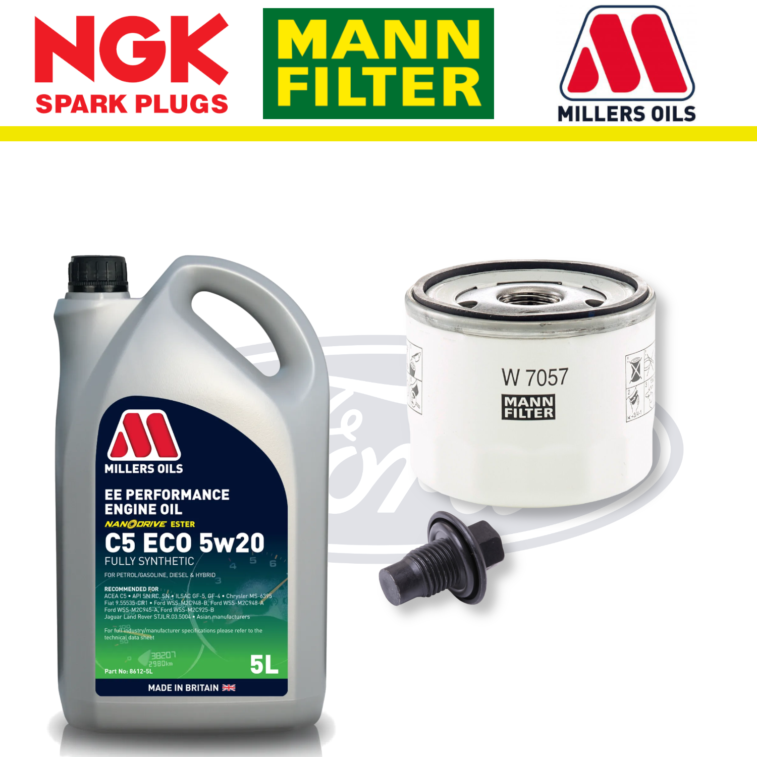 Ford Fiesta ST Mk8 (Pre March 2019) 1.5 EcoBoost Home Service Pack - Millers Oil Premium