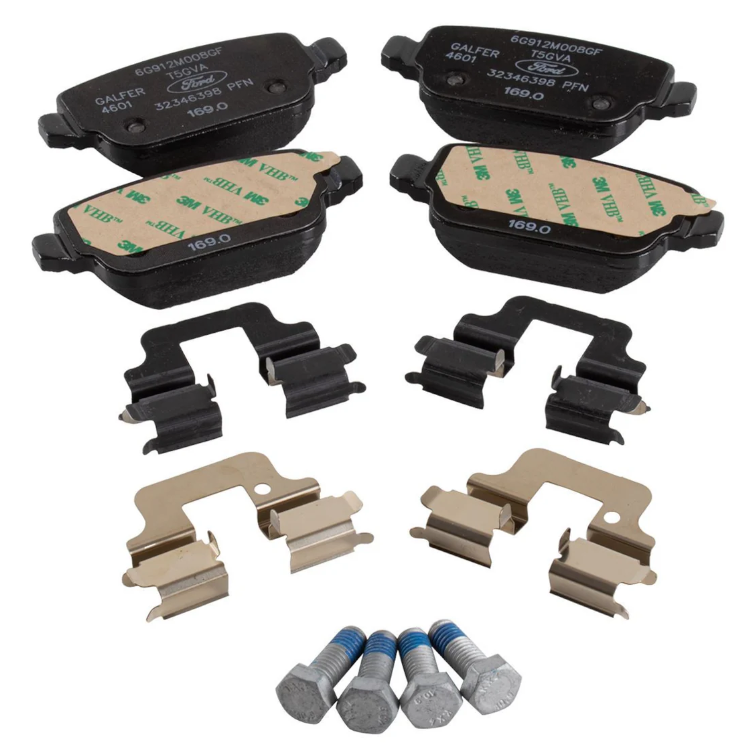 Genuine Ford Rear Brake Pads - Ford Focus RS Mk2 2.5 Duratec