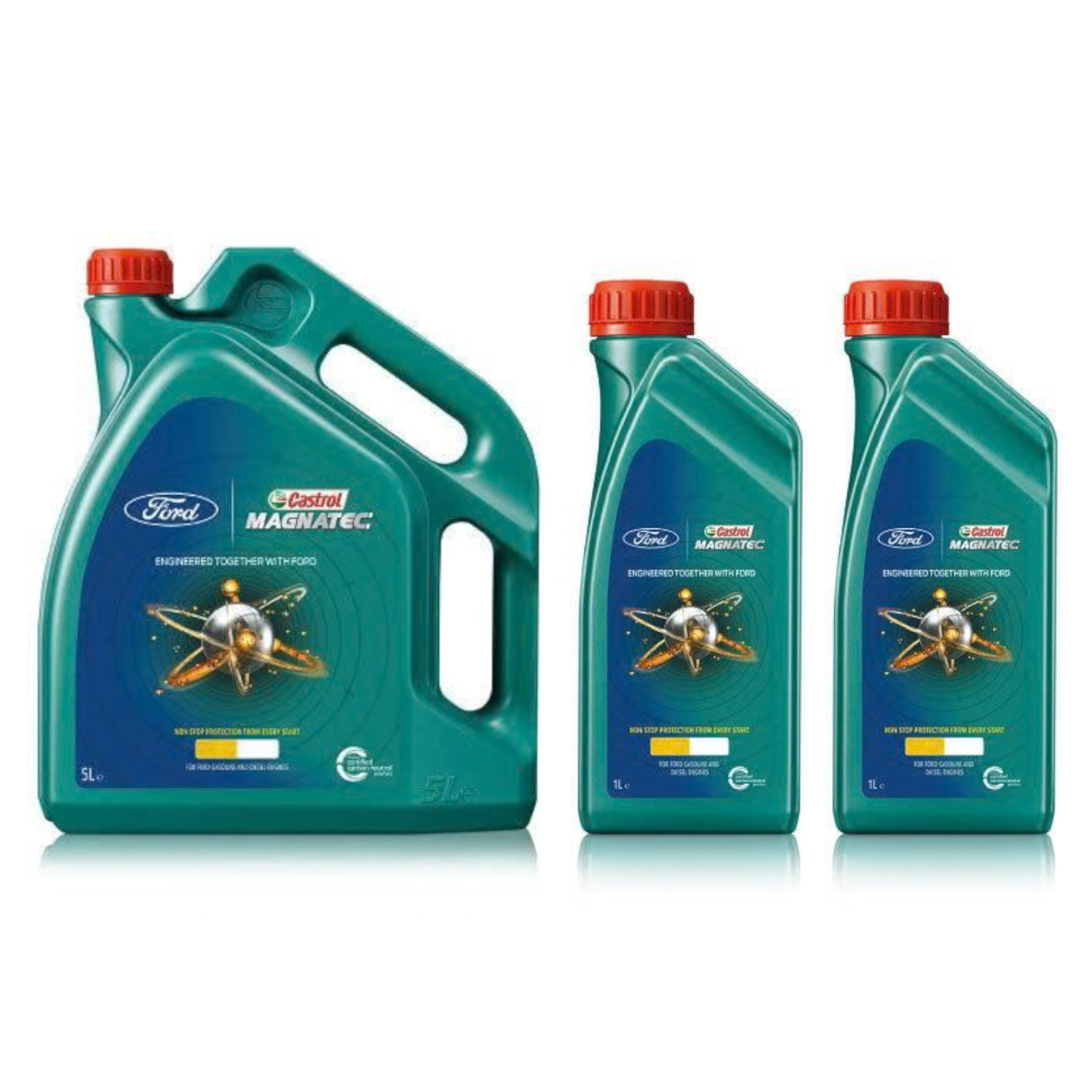 Genuine Ford Castrol Magnatec 5w30 Oil - Ford Focus ST Mk2 ST225 2.5 Duratec