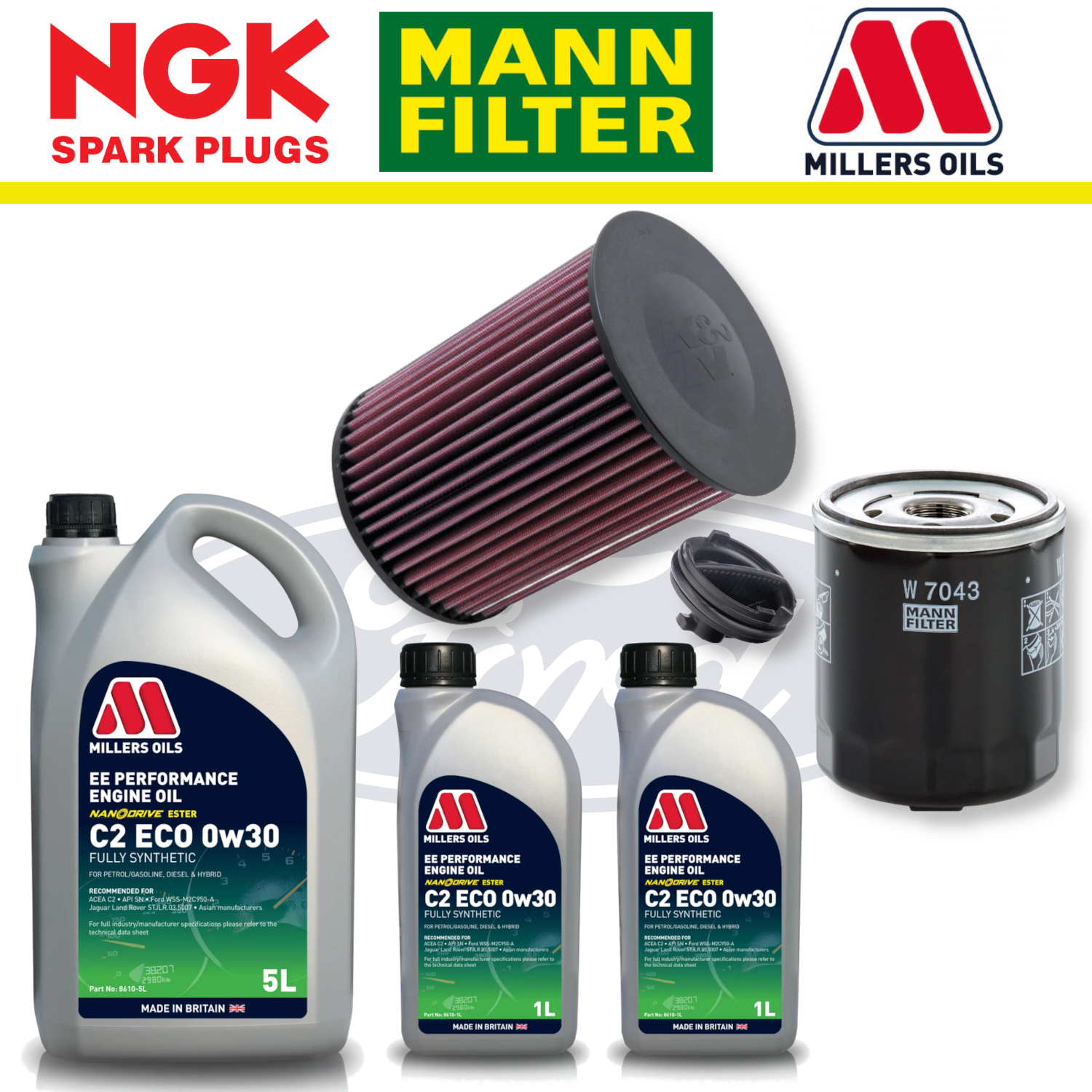 Pack d'entretien à domicile pour Ford Focus ST Diesel Mk3 - Millers Oil Premium