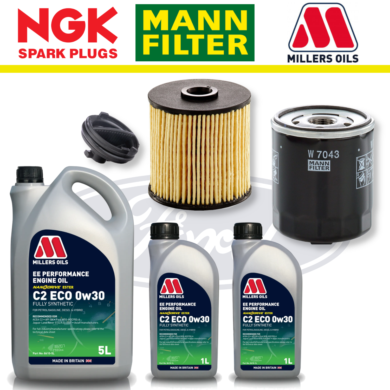 Pack d'entretien à domicile pour Ford Focus ST Diesel Mk3 - Millers Oil Premium