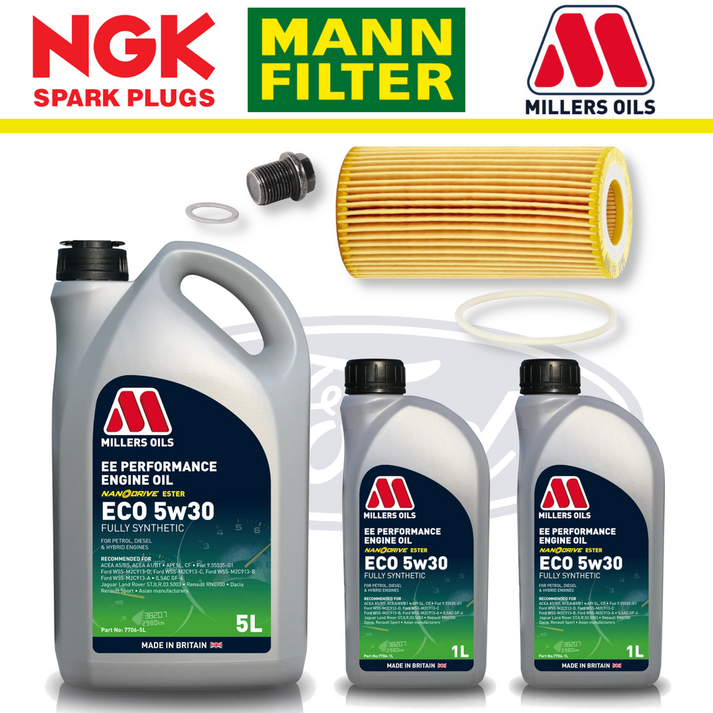 Ford Focus ST Mk2 ST225 2.5 Duratec Paquete de servicio a domicilio - Aceite Millers Premium