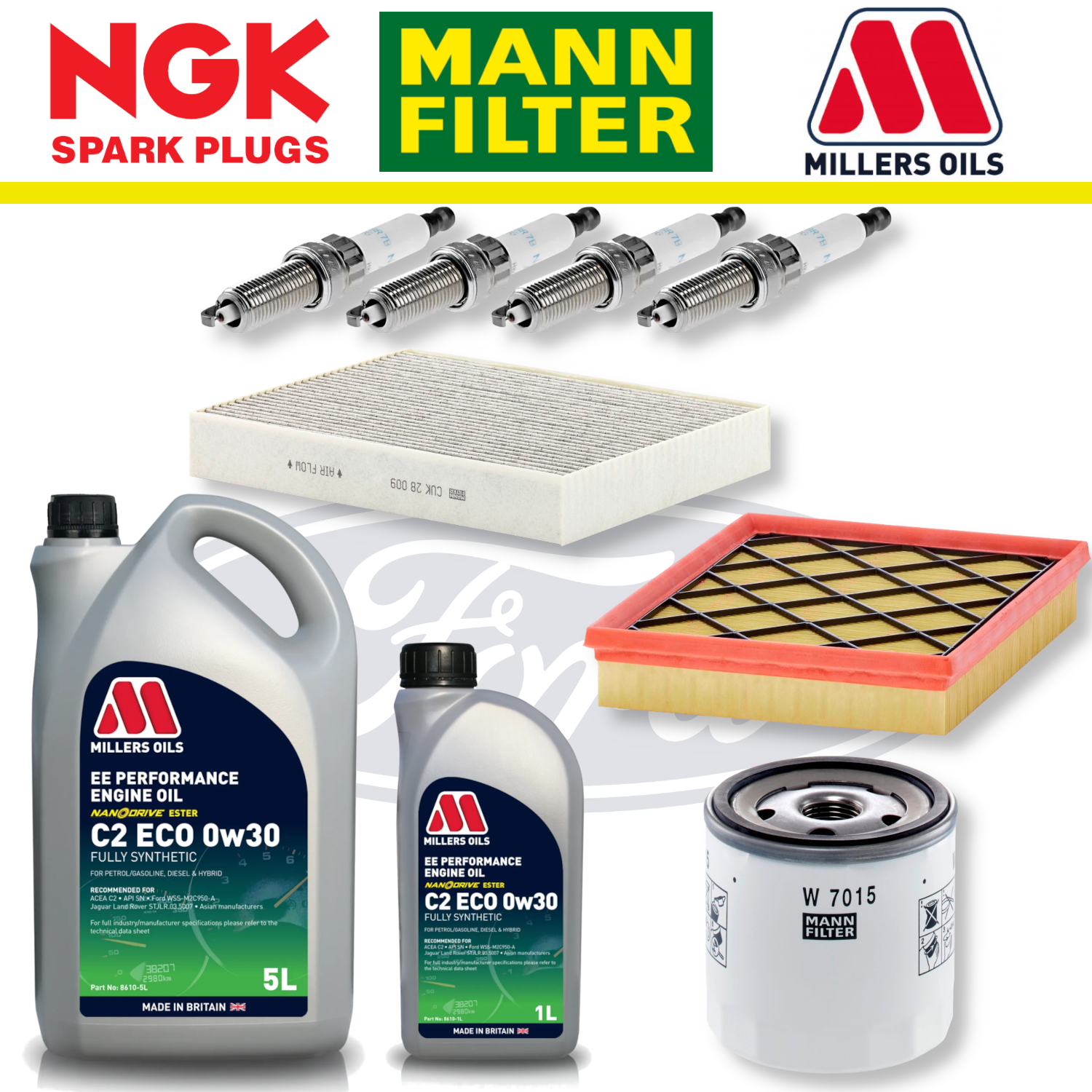 Ford Focus ST Mk4 2.3 EcoBoost Home Service Pack - Millers Oil Premium