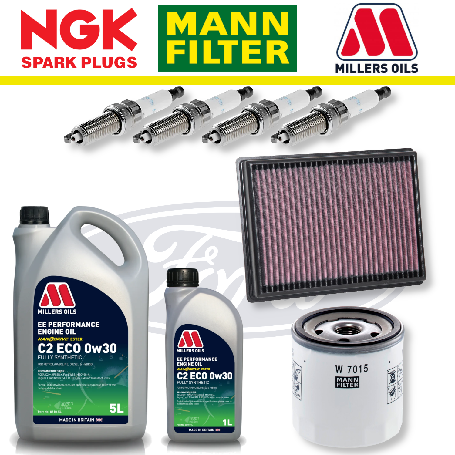 Ford Focus ST Mk4 2.3 EcoBoost Home Service Pack - Millers Oil Premium