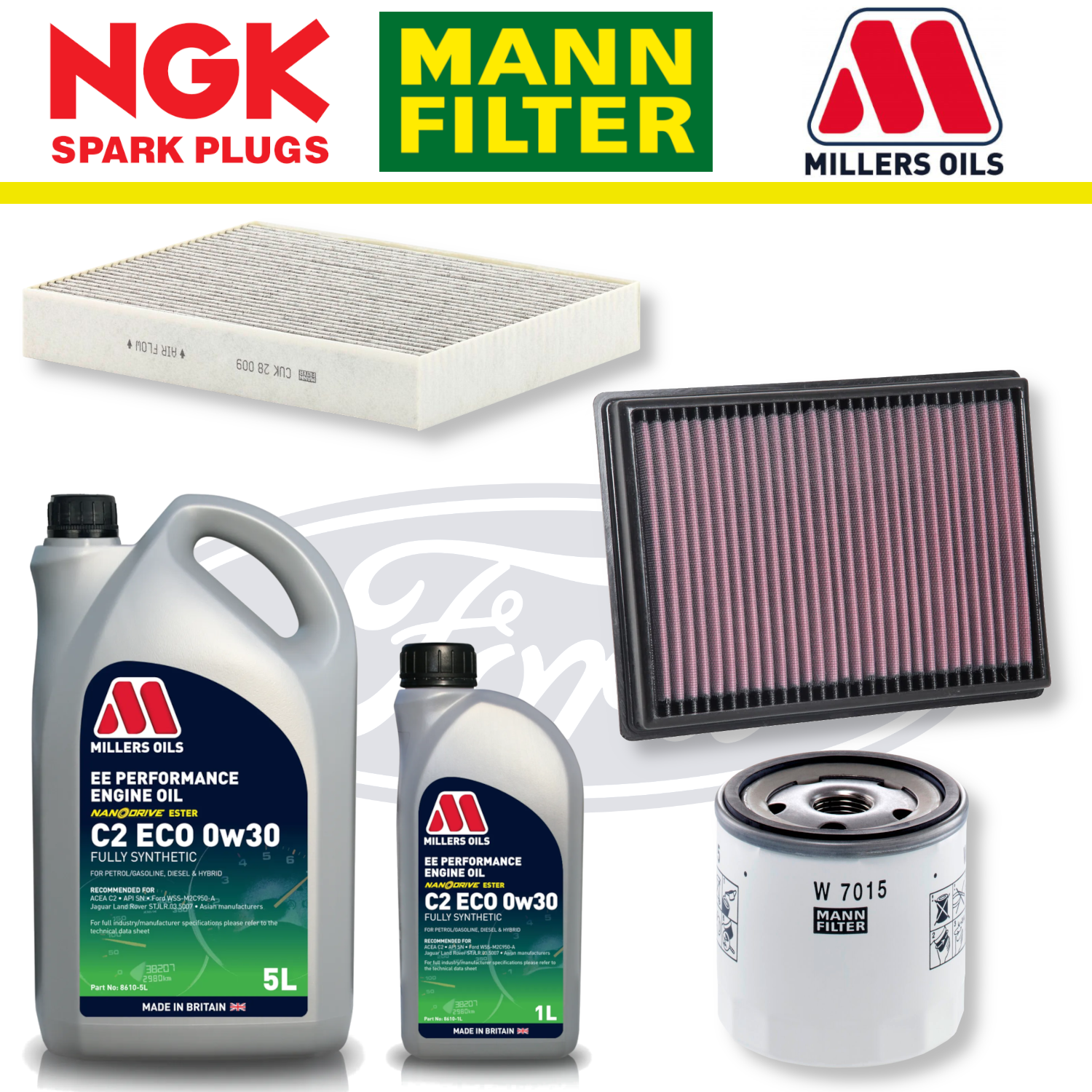 Ford Focus ST Mk4 2.3 EcoBoost Home Service Pack - Millers Oil Premium