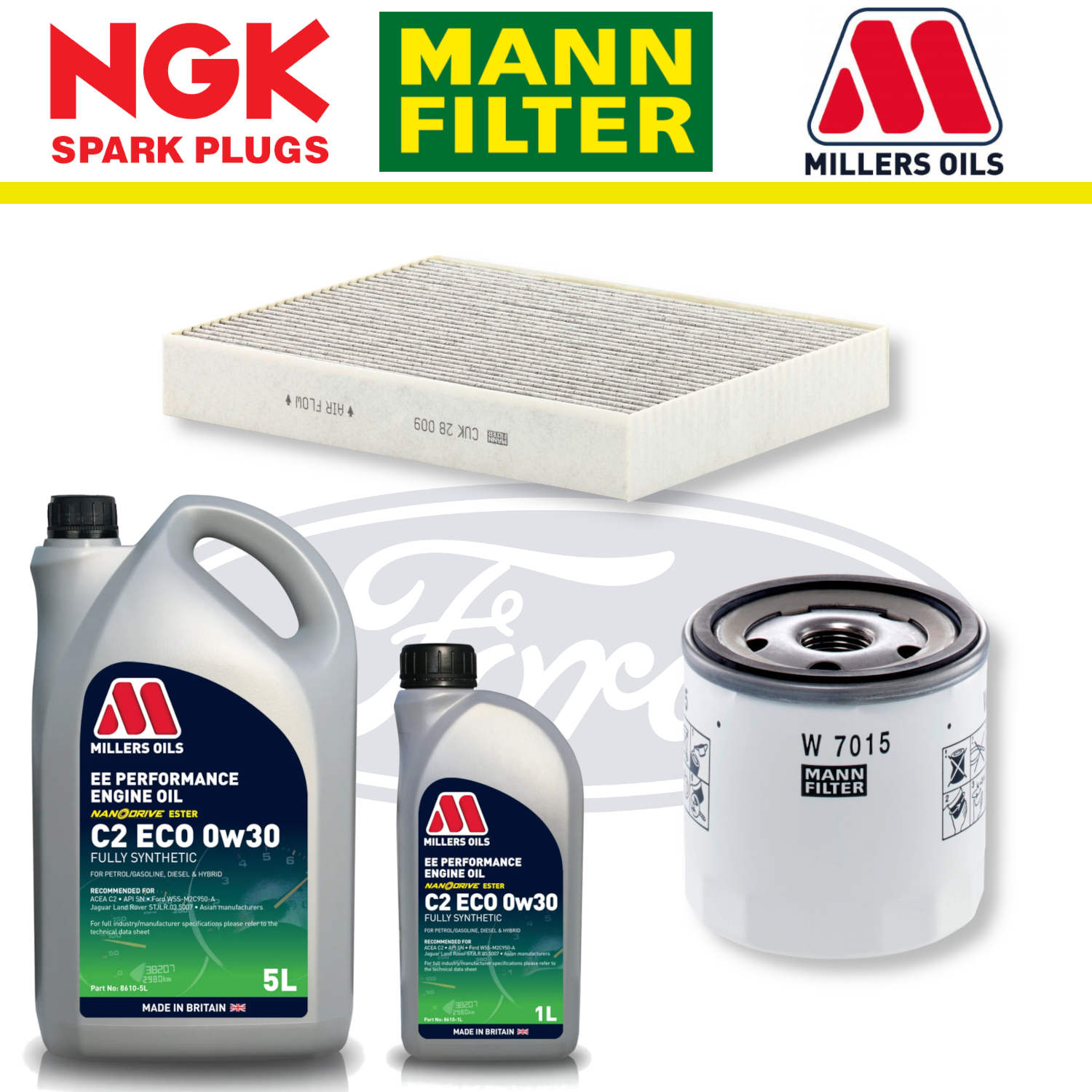 Ford Focus ST Mk4 2.3 EcoBoost Home Service Pack - Millers Oil Premium