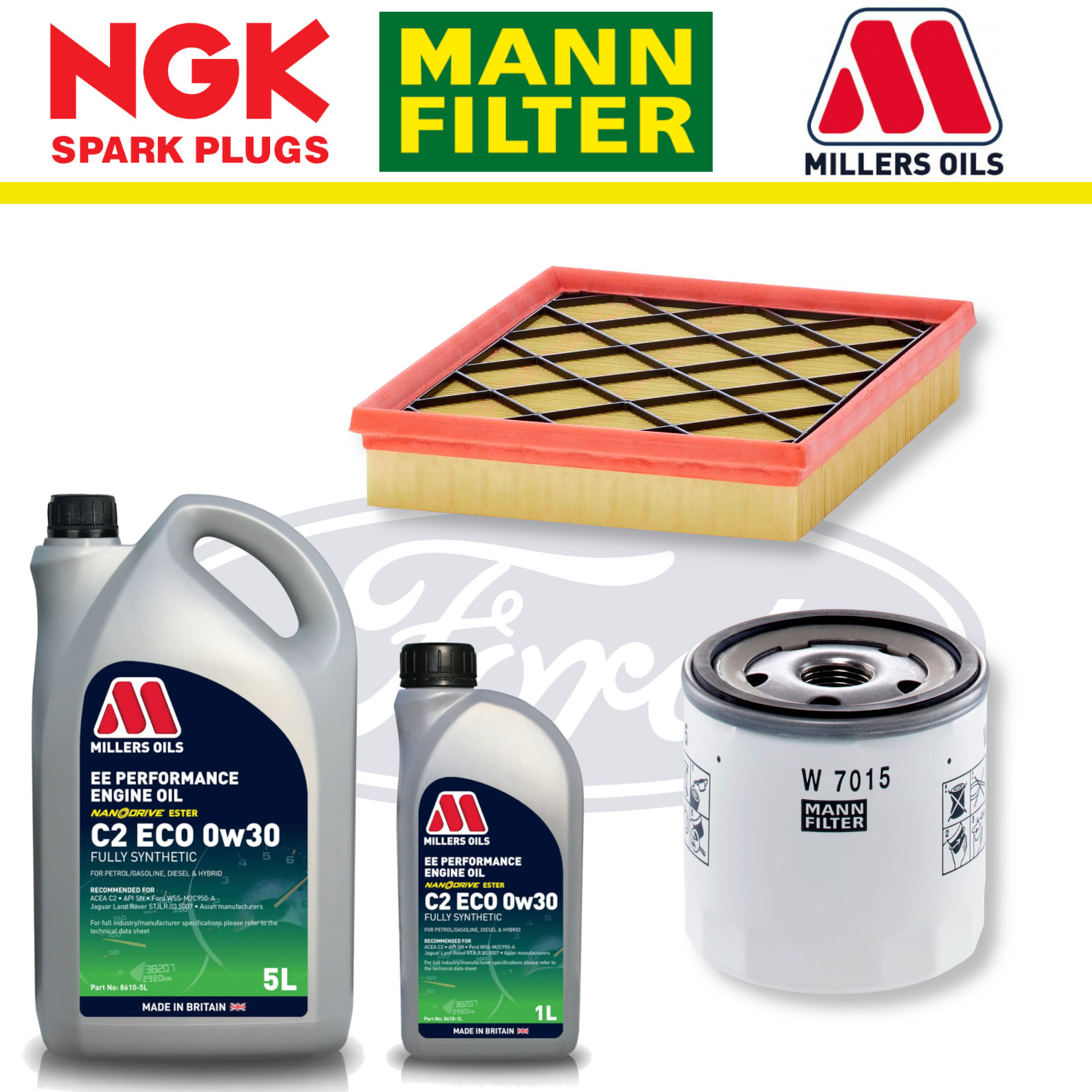 Ford Focus ST Mk4 2.3 EcoBoost Home Service Pack - Millers Oil Premium