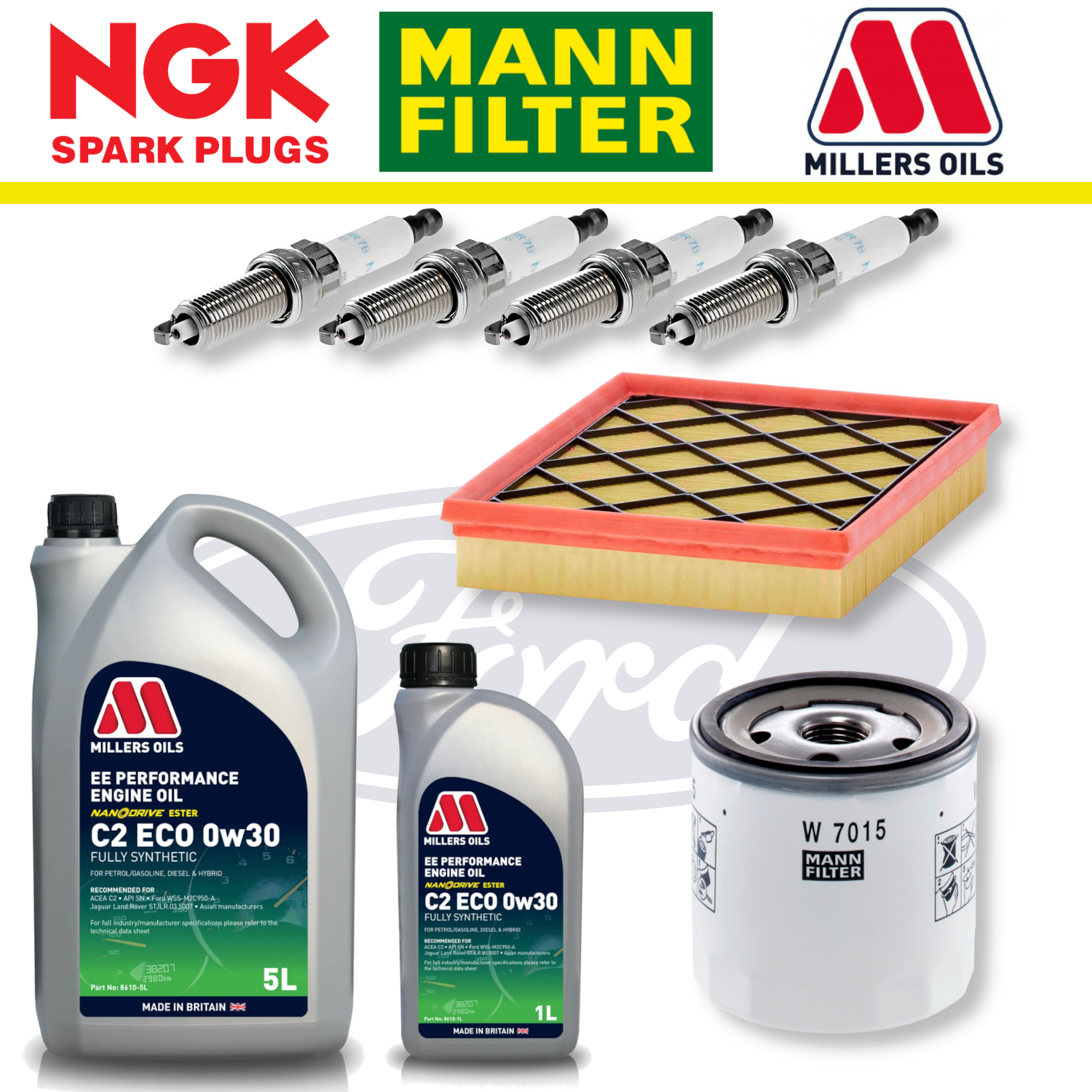 Ford Focus ST Mk4 2.3 EcoBoost Home Service Pack - Millers Oil Premium