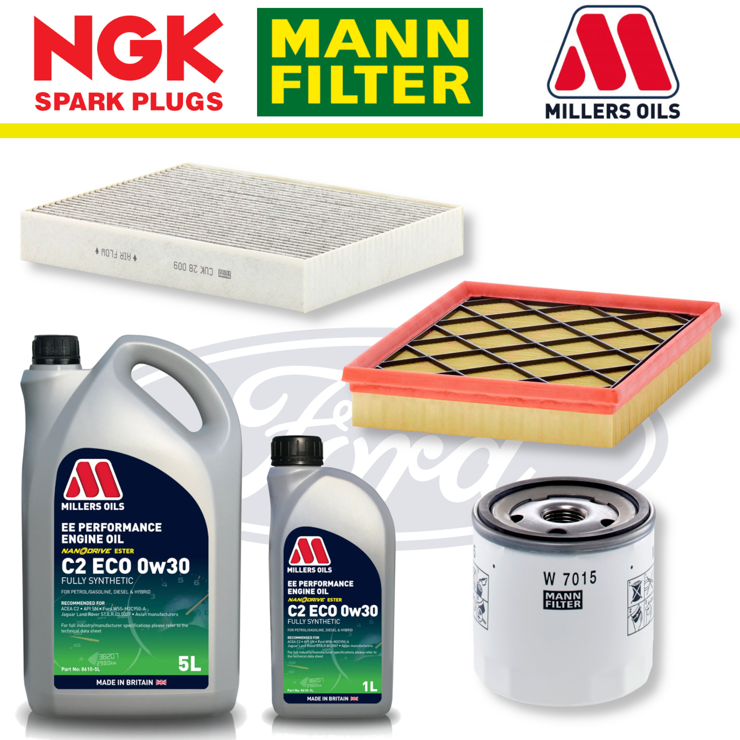 Ford Focus ST Mk4 2.3 EcoBoost Home Service Pack - Millers Oil Premium