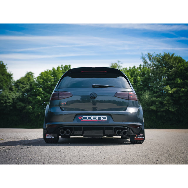 Cobra Sport VW Golf GTI (Mk7) 2.0 TSI (5G) (12-17) Quad Exit Turbo Back Golf R Style Performance Exhaust