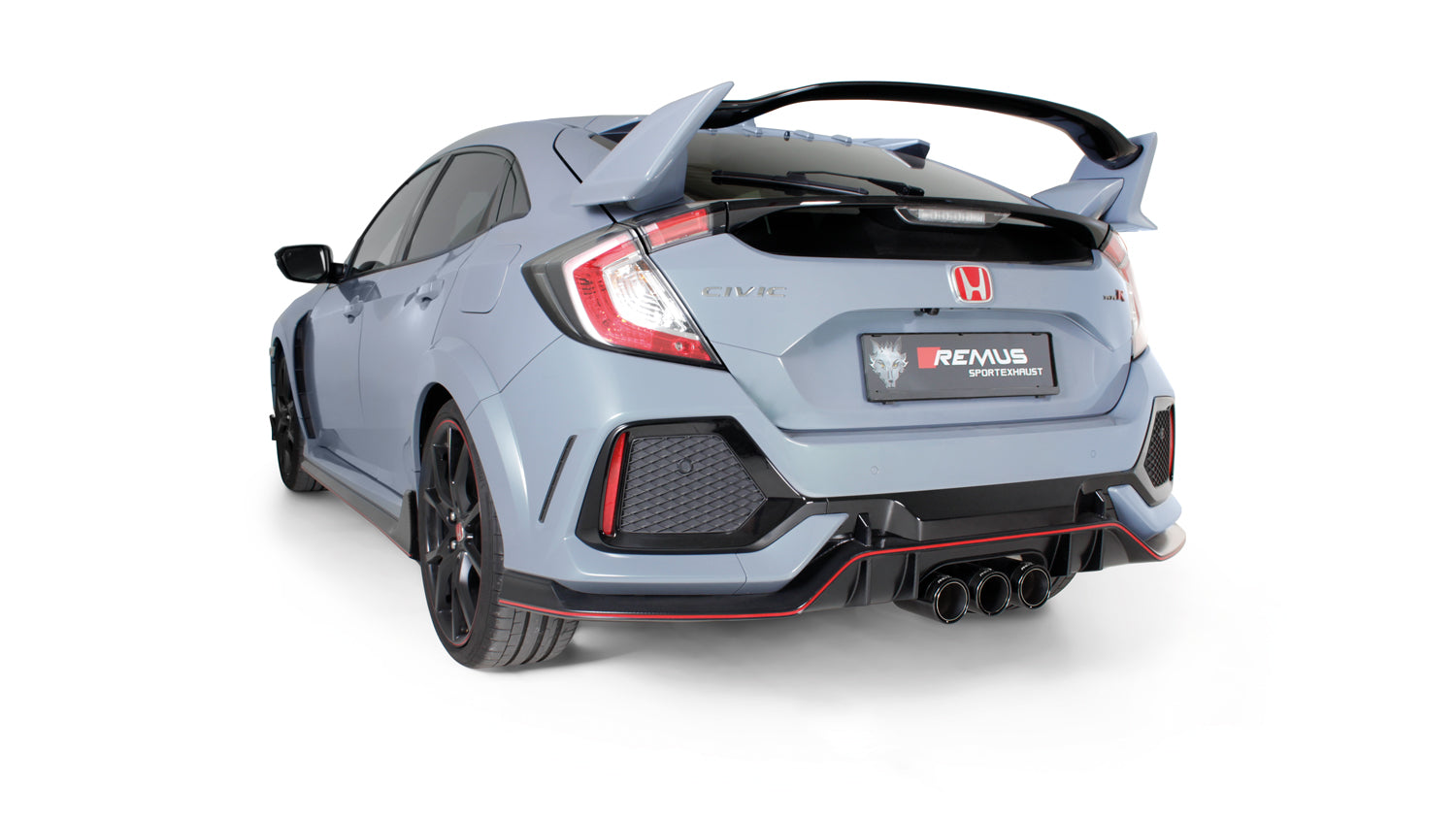 Sistema de escape Downpipe-Back Remus para Honda Civic Type R FK8
