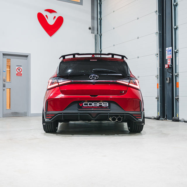 Échappement haute performance Cobra Sport pour Hyundai i20N avec valves Cat Back 