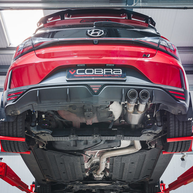 Échappement haute performance Cobra Sport pour Hyundai i20N avec valves Cat Back 
