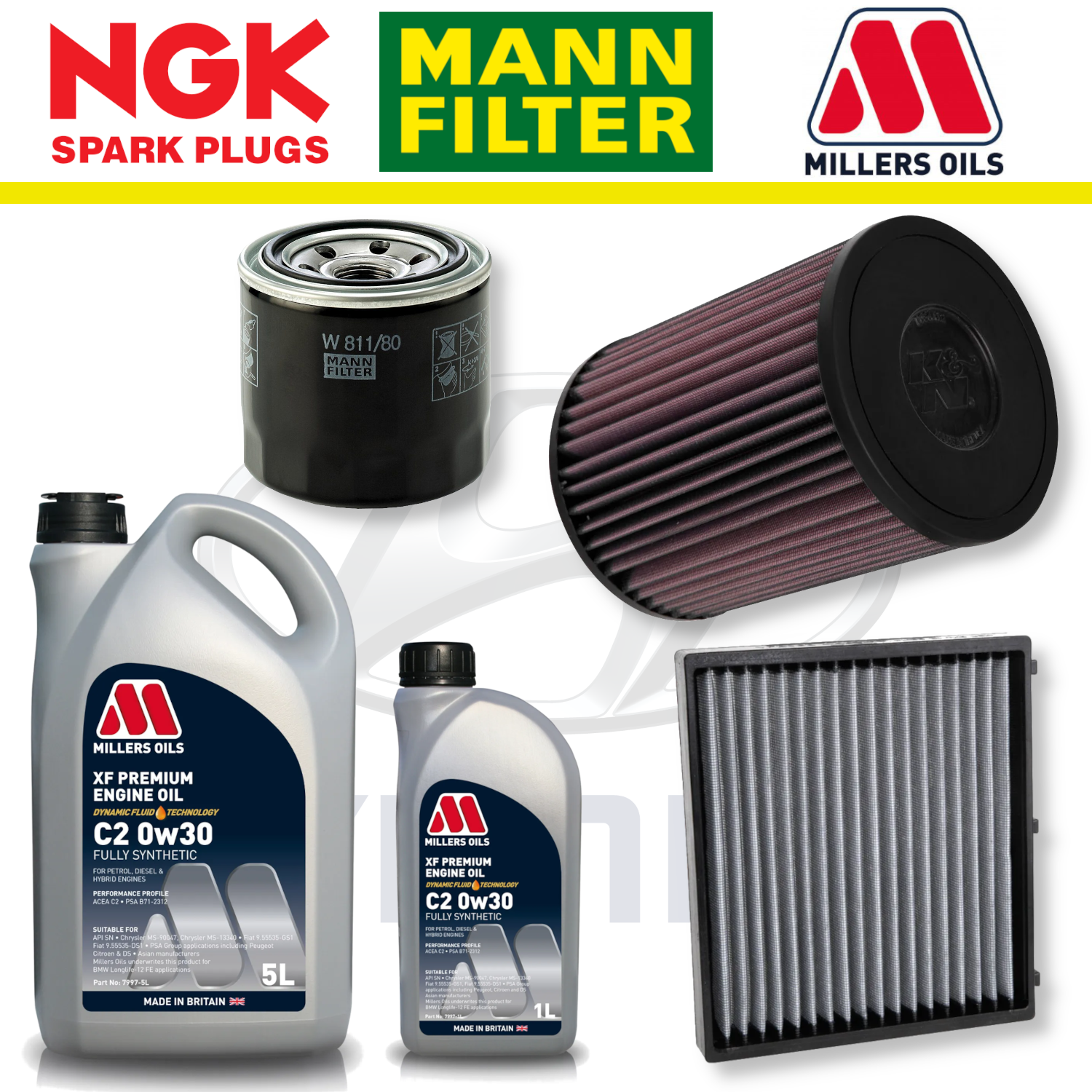 Hyundai Kona N T-GDi Home Service Pack - Millers Oil Premium